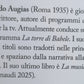 CORRADO AUGIAS - LA VITA S'IMPARA - Libro