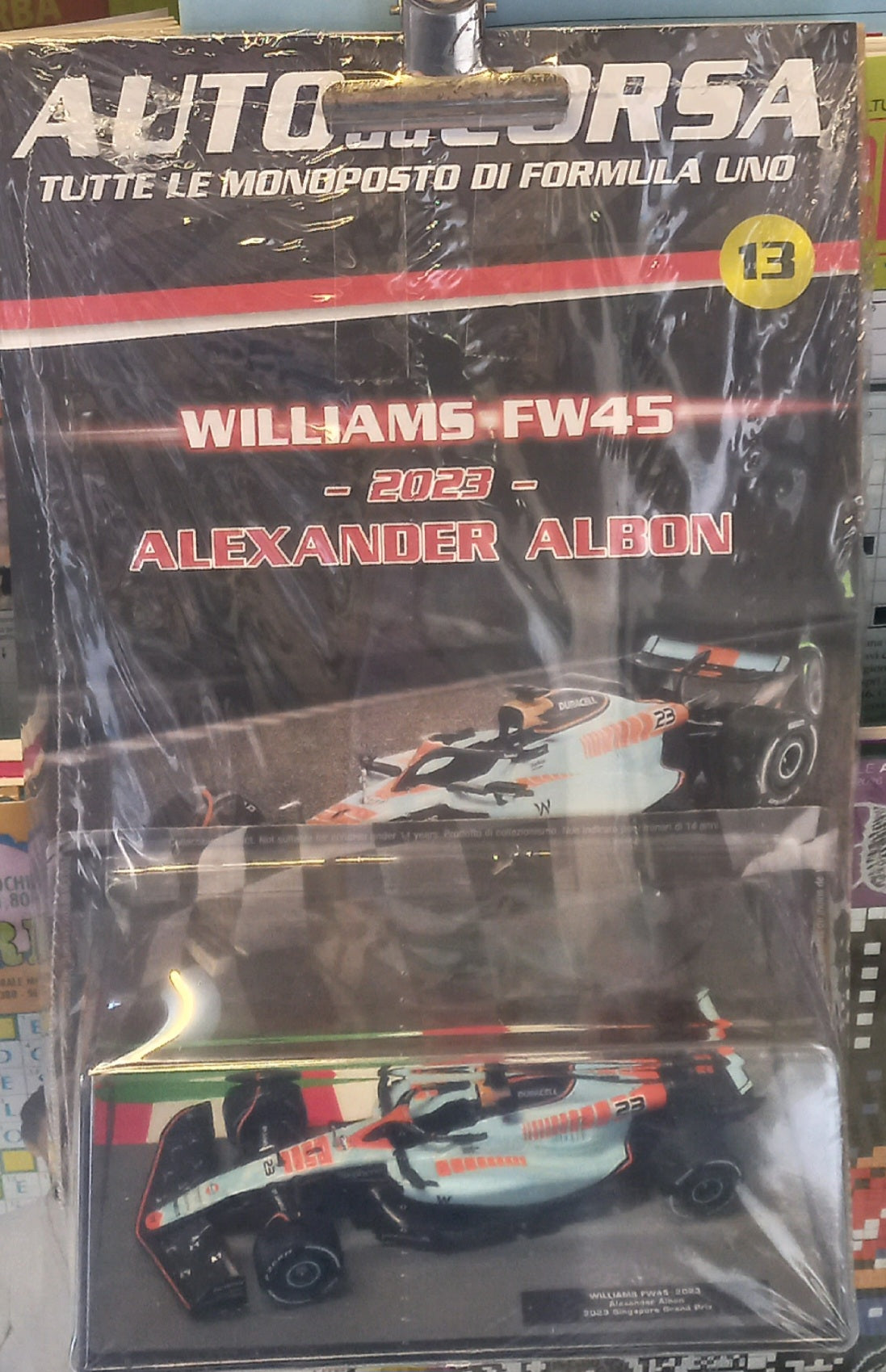 Auto da corsa scala 1:43 n.13  WILLIAMS FW45 - 2023 ALEXANDER ALBON