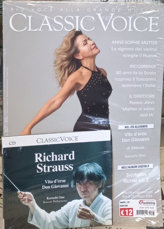 Classic Voice n. 323 Aprile 2026 Rivista + CD (vedi foto)