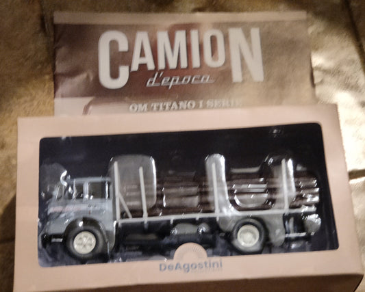 CAMION D'EPOCA -  OM Titano prima serie 1962-  scala 1:43 - NUOVA  IN EDICOLA