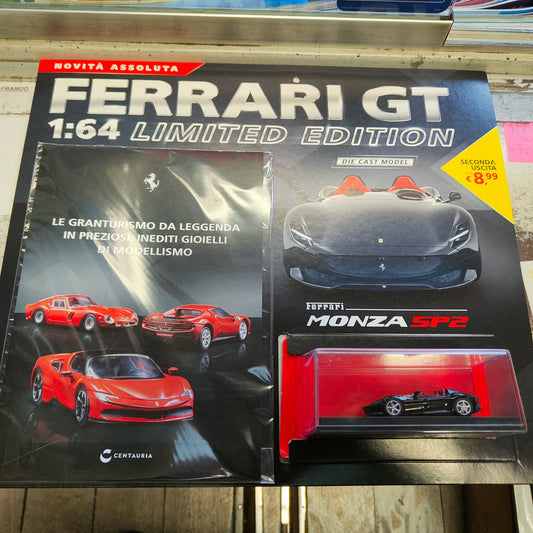 Seconda  uscita " FERRARI GT 1:64 limited edition. Le Gran turismo MONZA SP2