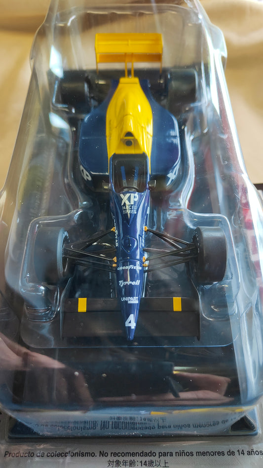 Collezione : Auto da corsa 1:24 Tyrrel 018 di Jean Alesi Nel 1989  nuova