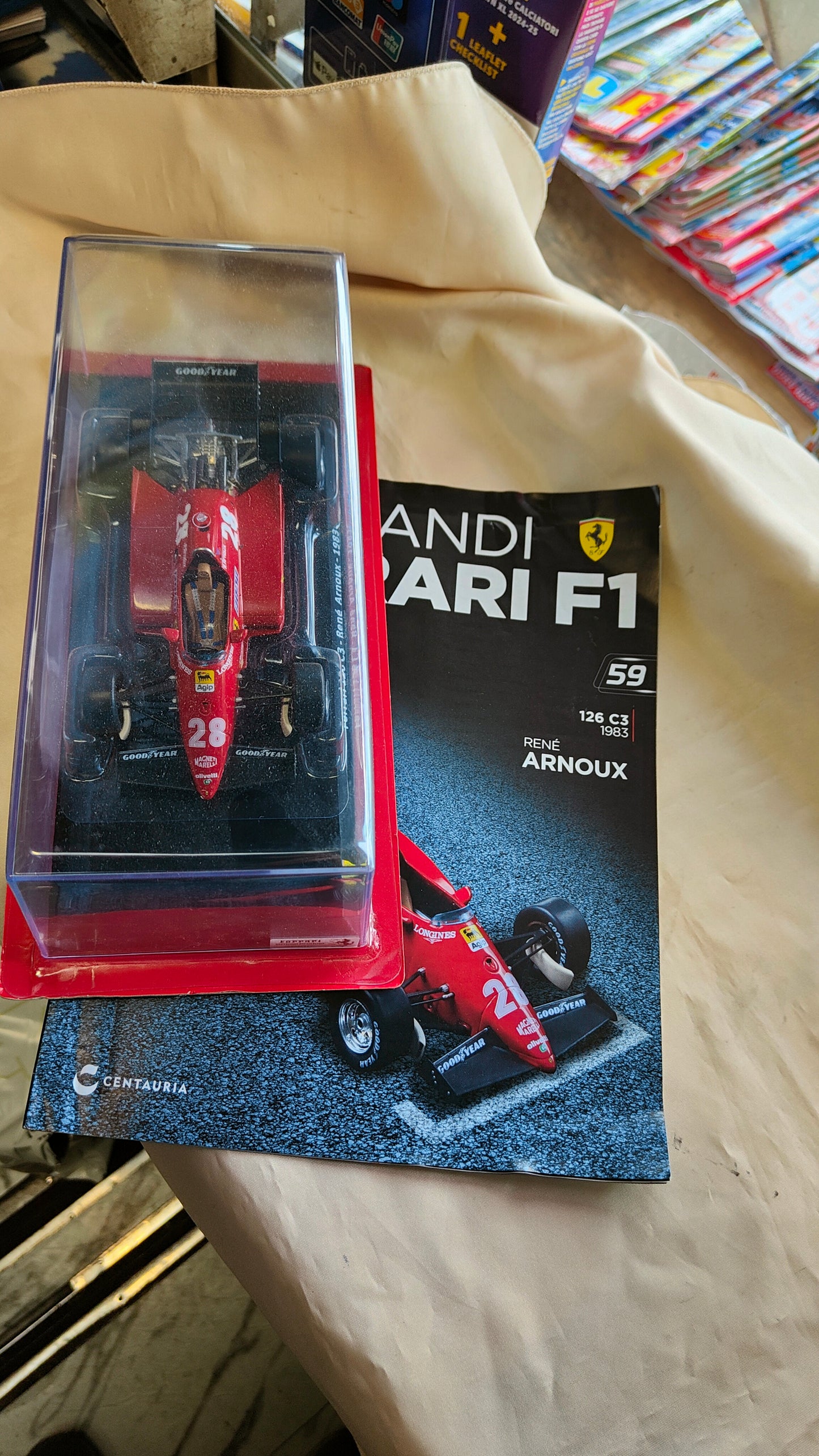 Collezione : Grandi Ferrari , form 1:24 la 126 C3 di Rene' Arnoux  nuova