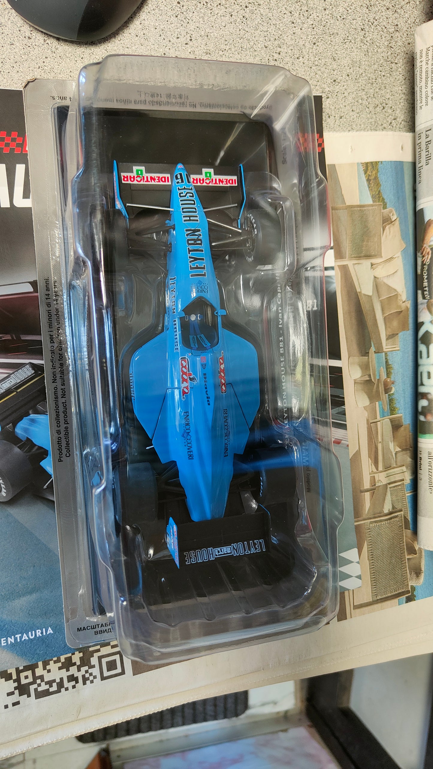 Collezione : Auto da corsa 1:24  March Leyton House 881 di Ivan capelli del 1988  nuova