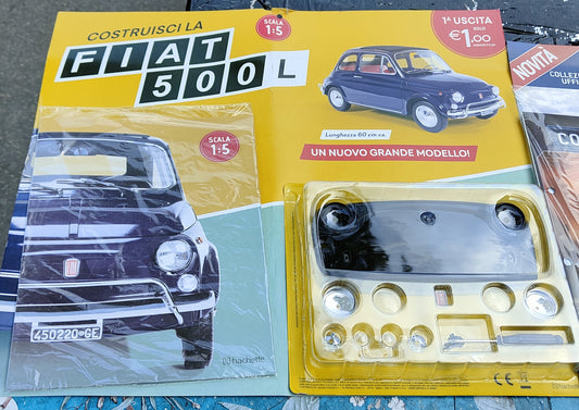 Nuova Collezione " COSTRUISCI LA FIAT 500 L " formato 1:5  1 ° uscita