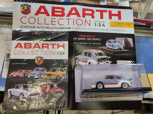 Nuova Collezione " ABARTH collection scala 1:24 fiat 1000 gruppo b  " 1 ° uscita