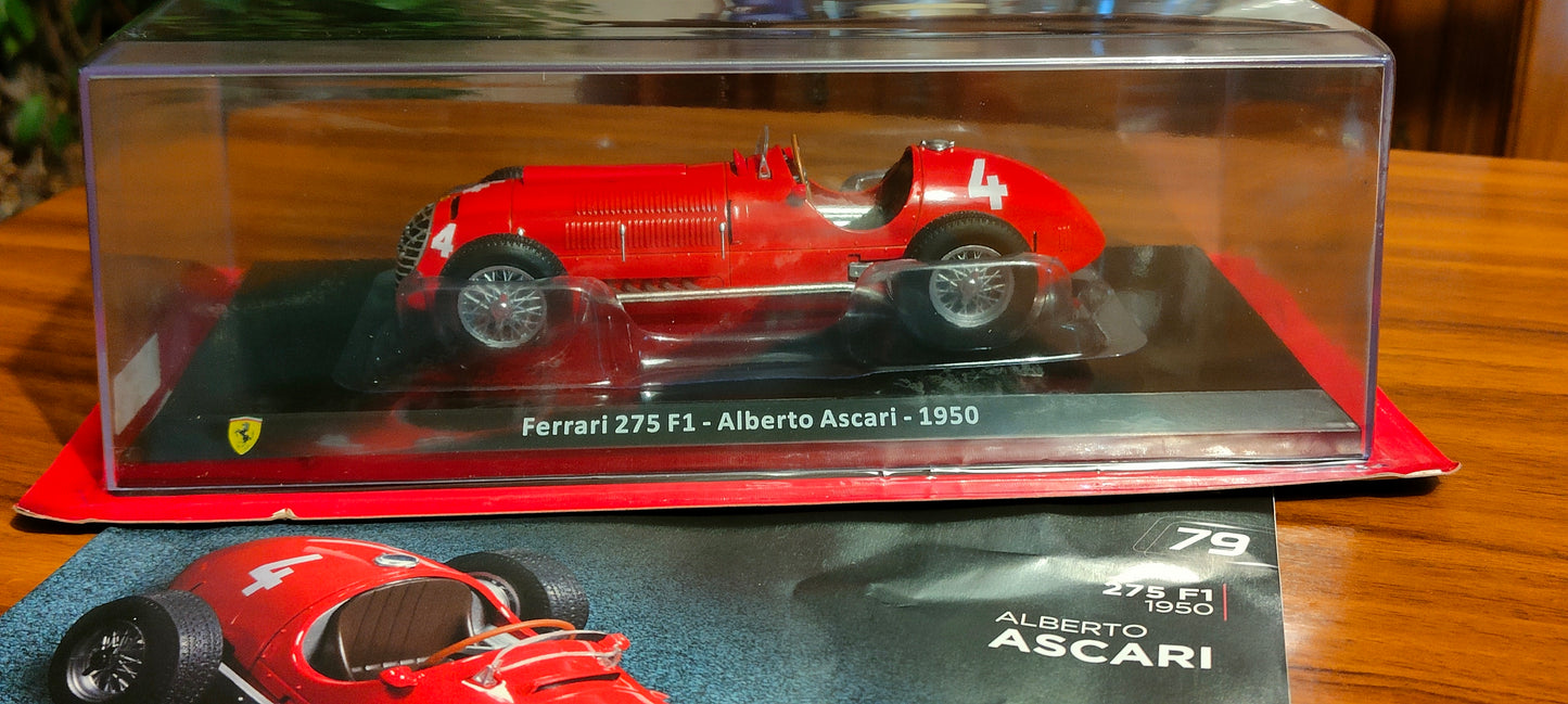 Grandi Ferrari 275 F1 di Alberto Ascari. Del 1950 . form 1:24  NUOVA