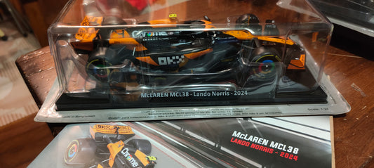 Auto da corsa 1:24. Mc Laren MCL38. Di Lando Norris 2024   Ottima