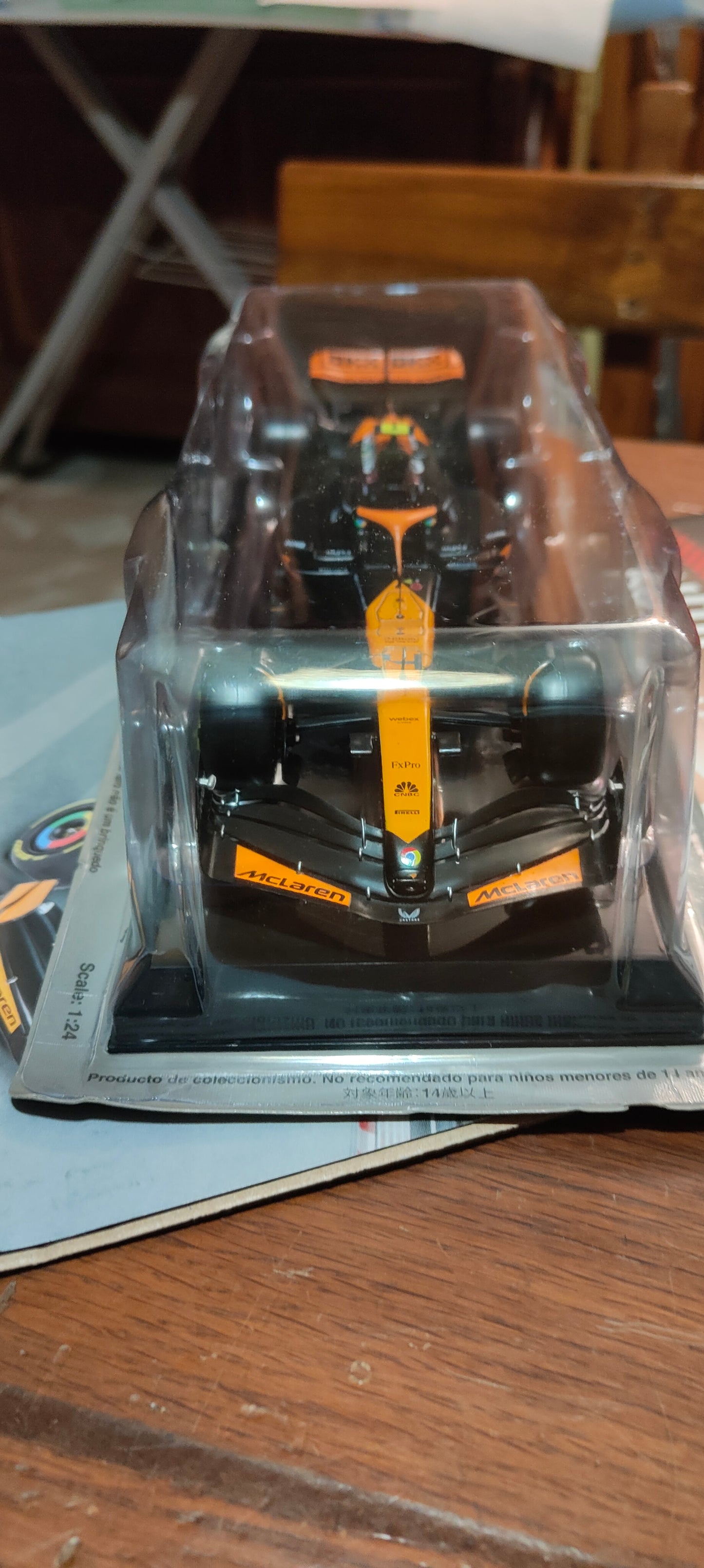 Auto da corsa 1:24. Mc Laren MCL38. Di Lando Norris 2024   Ottima