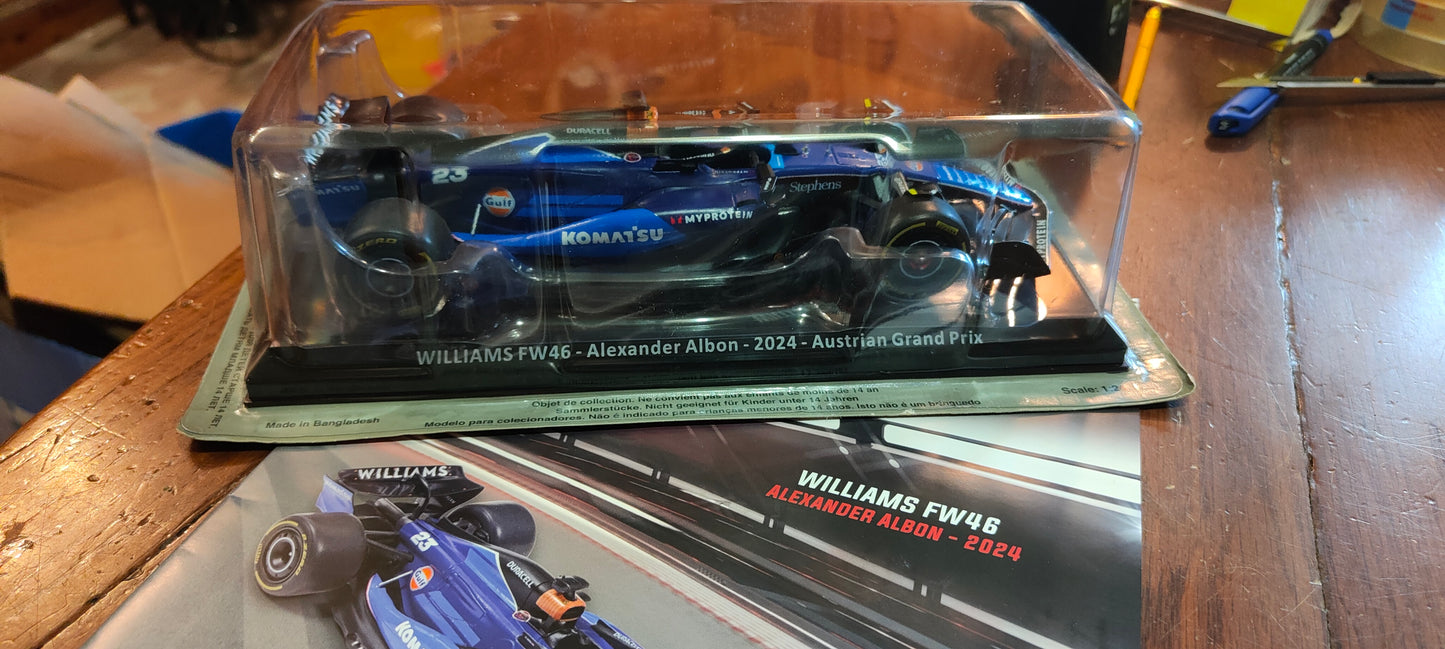 Auto da corsa form 1:24 - Williams FW46 Alexander Albon 2024 NIOVA