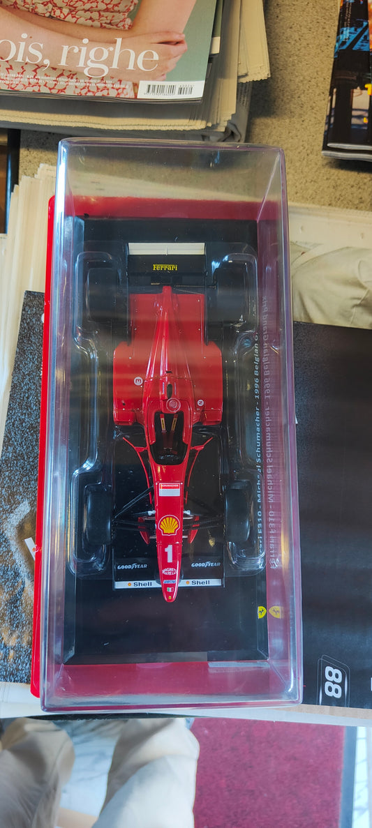 Grandi Ferrari 1,24. F310 di Michael Schumacher belgium Grand Prix 1996