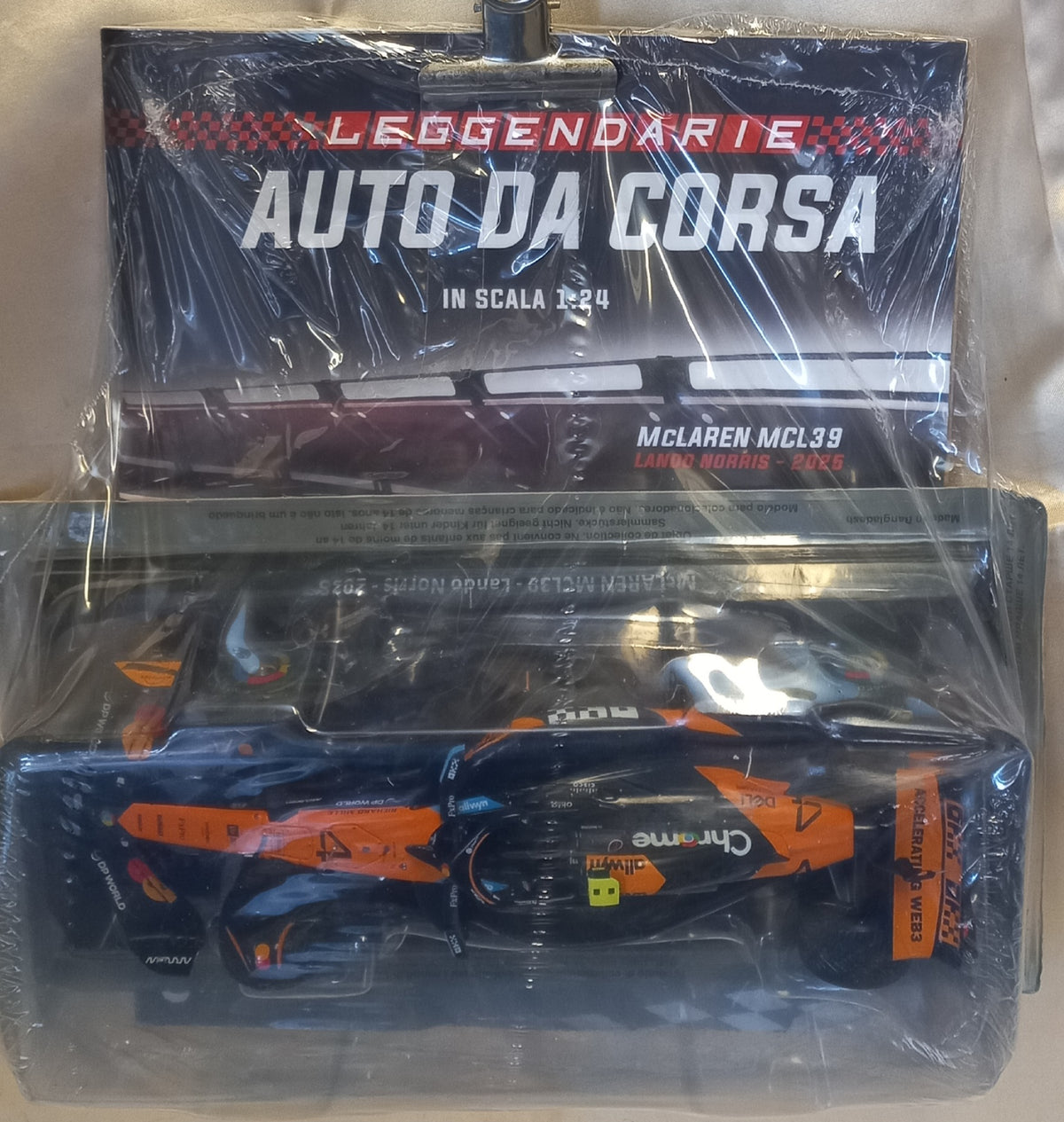 Leggendarie auto da corsa  1:24 n.129 McLAREN MCL39 - LANDO NORRIS 2025