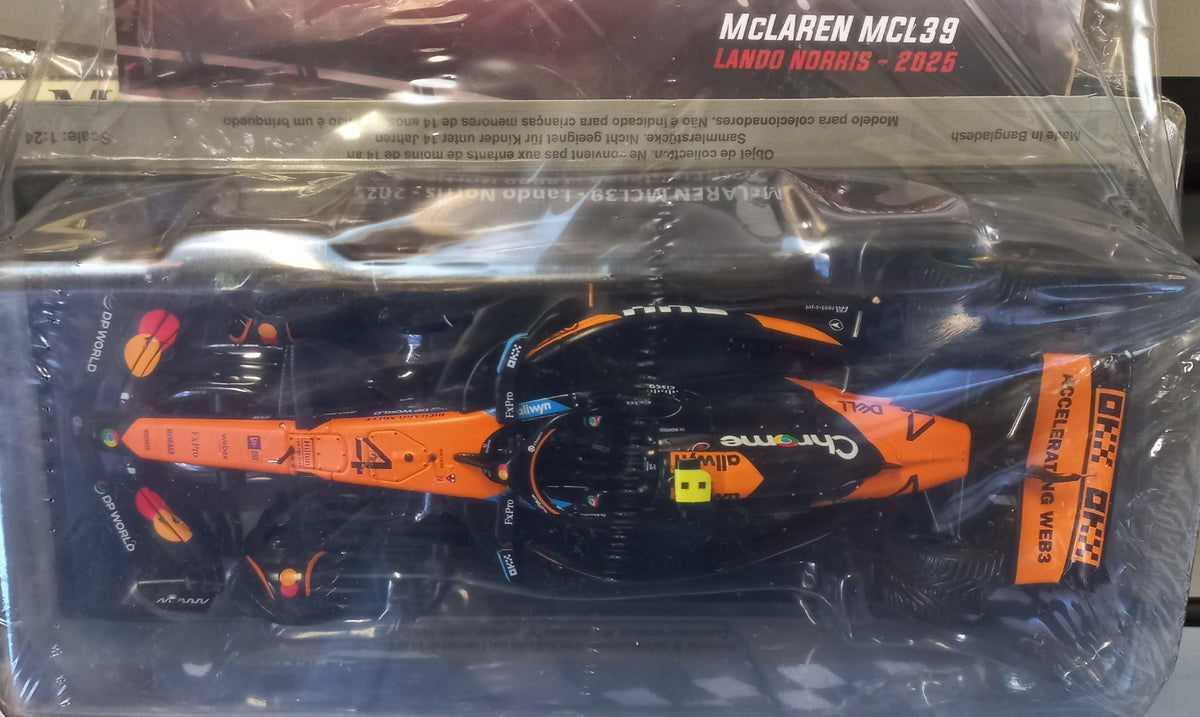 Leggendarie auto da corsa  1:24 n.129 McLAREN MCL39 - LANDO NORRIS 2025