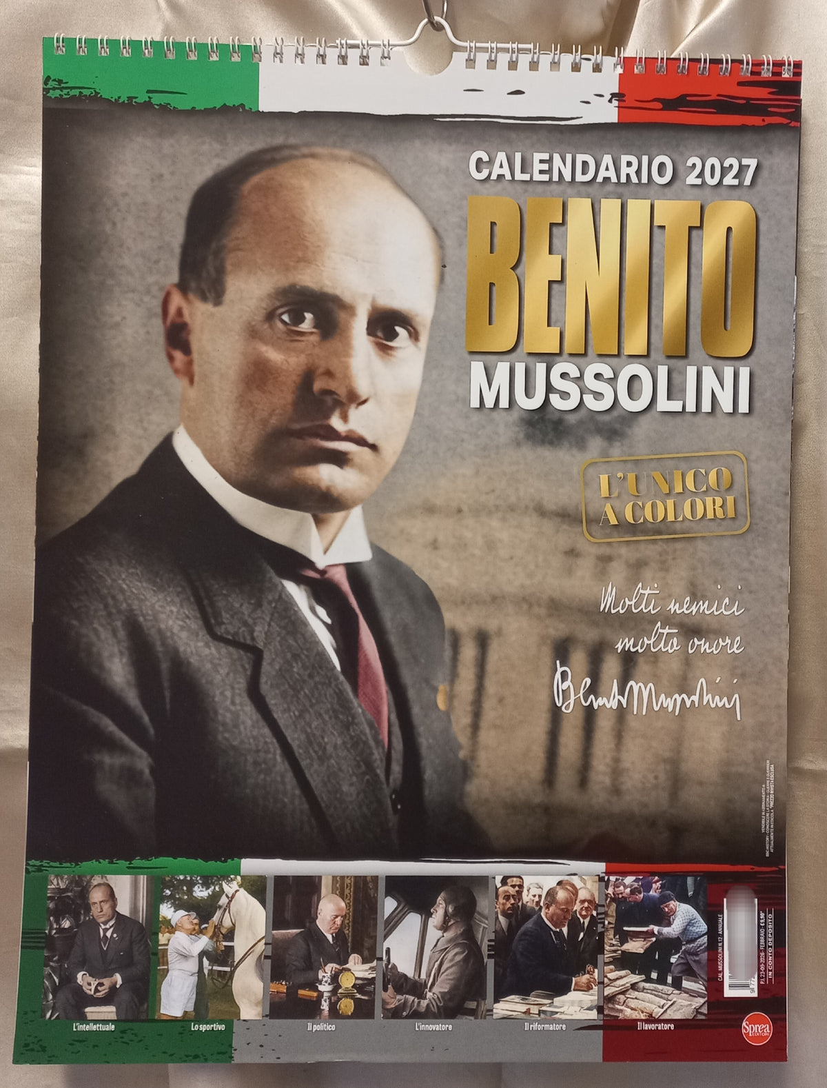 Calendario 2027 BENITO MUSSOLINI
