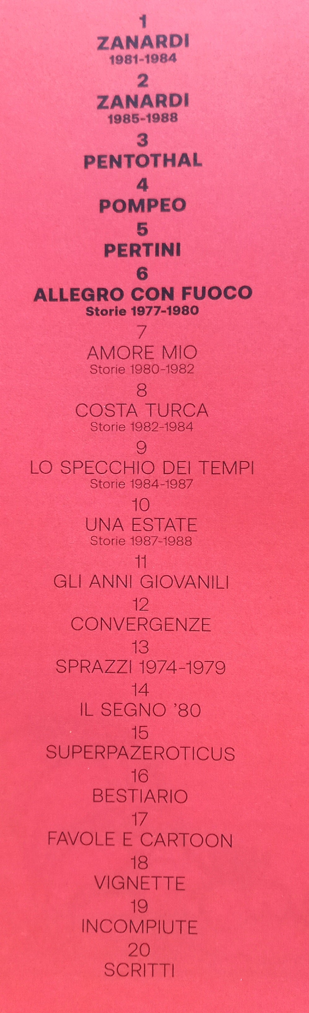 ANDREA PAZIENZA - NEL SEGNO DI PAZ - ALLEGRO CON FUOCO Storie 1977-1980