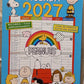 Calendario agenda PEANUTS 2027