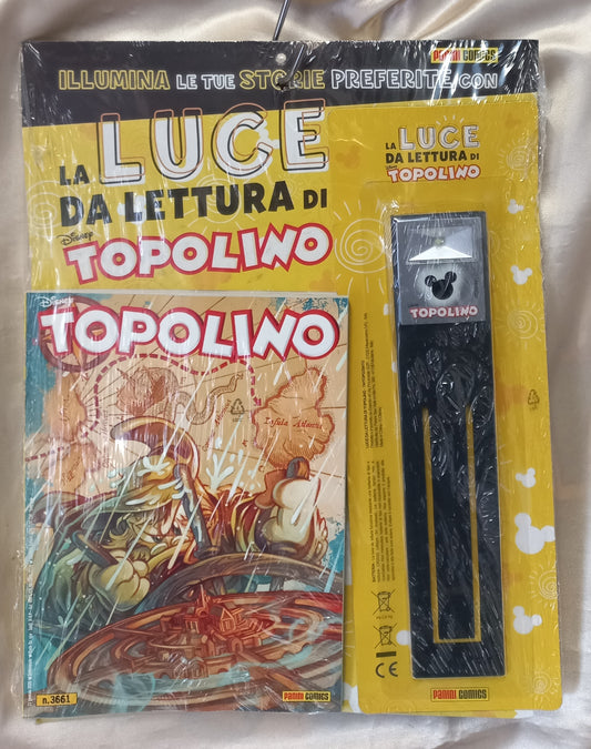 TOPOLINO n 3661 con LUCE da LETTURA