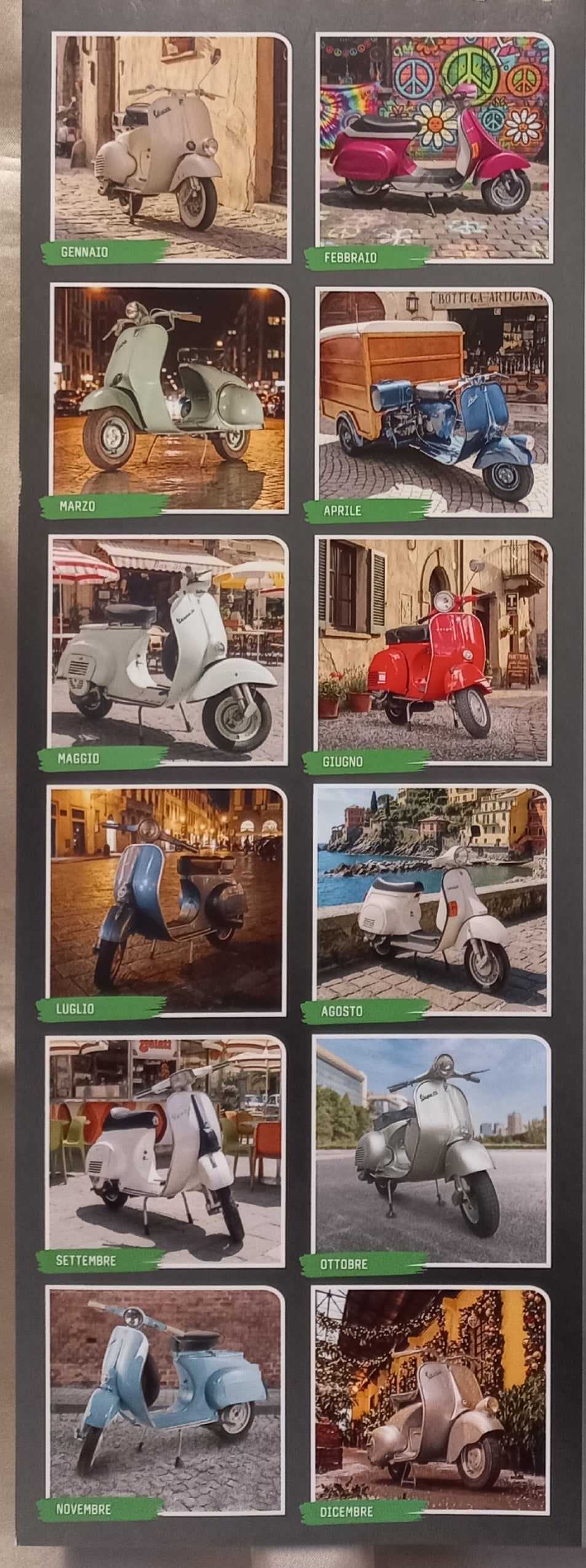 Calendario del VESPISTA 2027