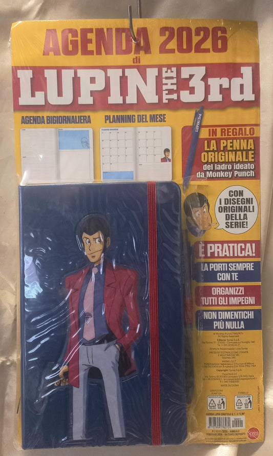 AGENDA LUPIN III con PENNA in omaggio