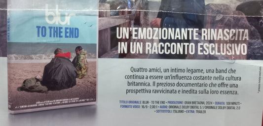 BLUR TO THE END  - Dvd (Lingua Inglese Sottotitoli Italiano)