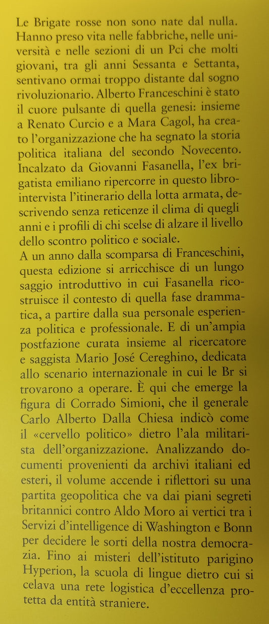 Che cosa sono le BR libro di G. Fasanella A. Franceschini