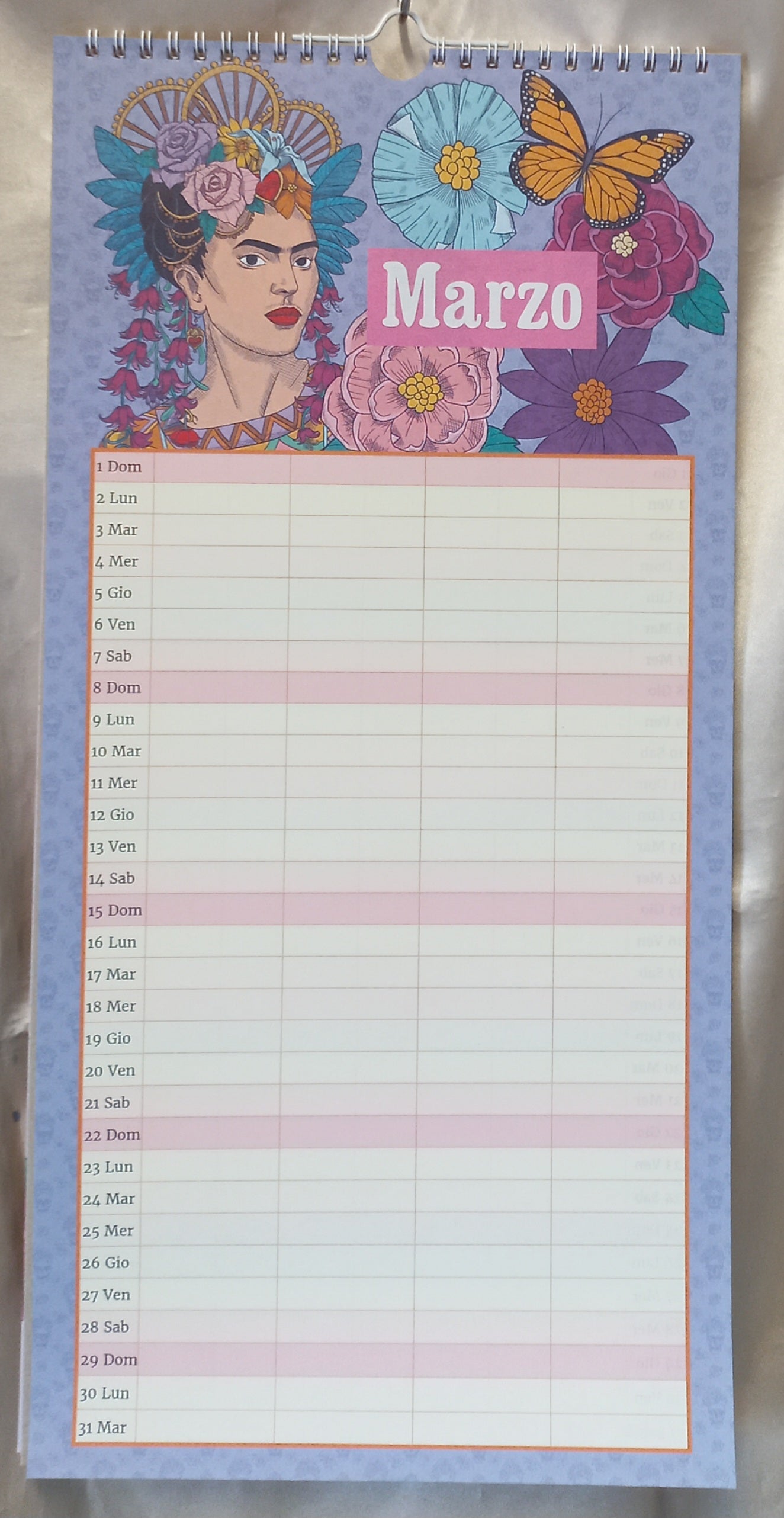 CALENDARIO 2026 FRIDA KALO