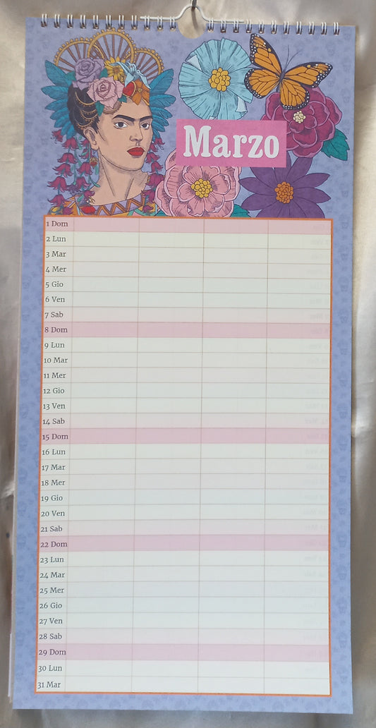 CALENDARIO 2026 FRIDA KALO