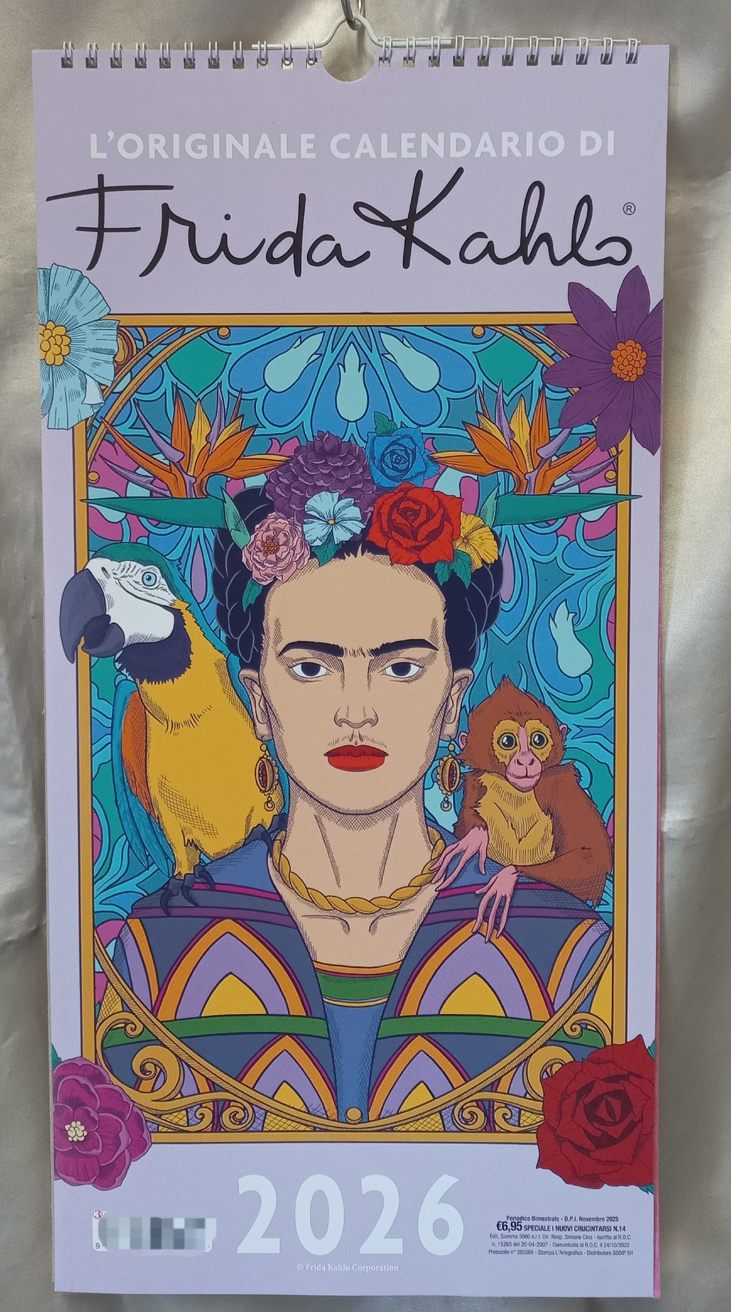 CALENDARIO 2026 FRIDA KALO