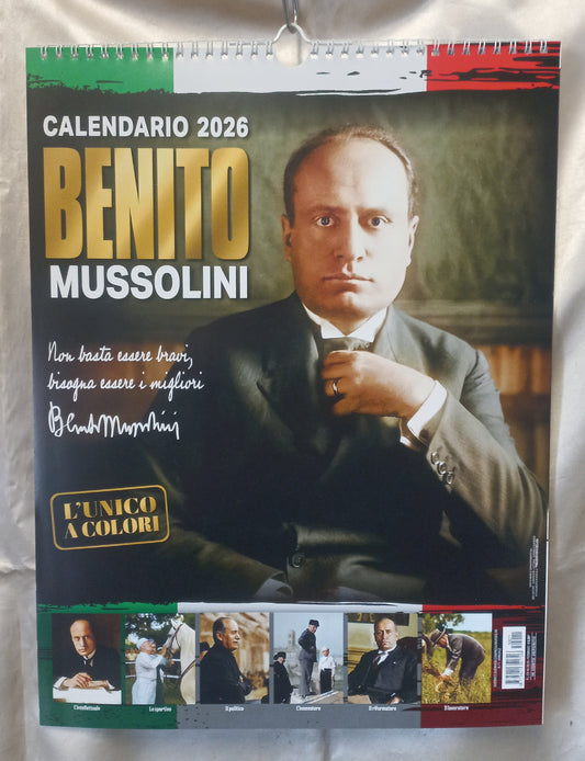 CALENDARIO 2026 BENITO MUSSOLINI