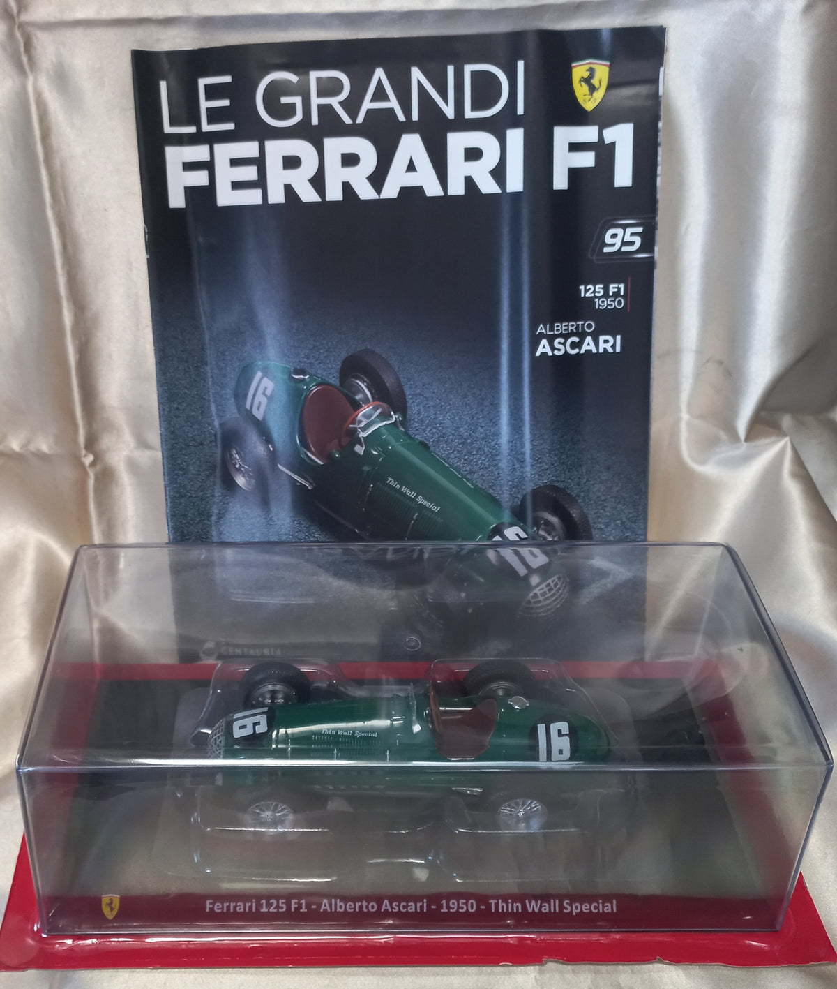 Grandi Ferrari scala 1:24 n. 95 - FERRARI 125 F1 - ALBERTO ASCARI - 1950 - THIN WALL SPECIAL