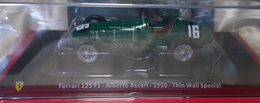 Grandi Ferrari scala 1:24 n. 95 - FERRARI 125 F1 - ALBERTO ASCARI - 1950 - THIN WALL SPECIAL