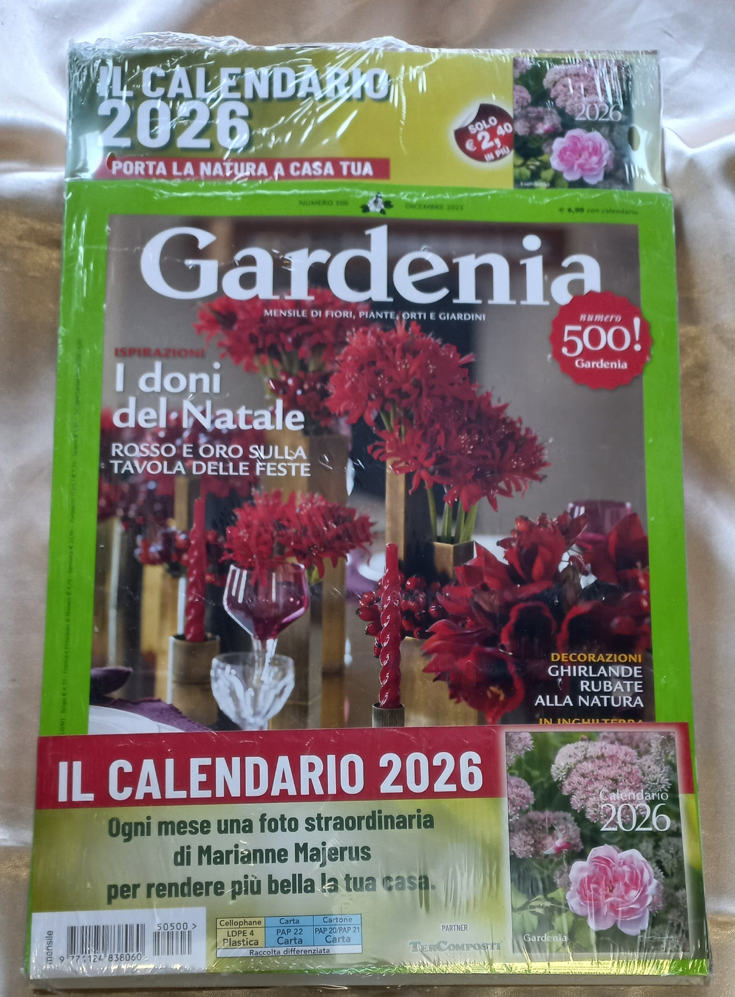 GARDENIA + CALENDARIO 2026 - n.500 Dicembre 2025