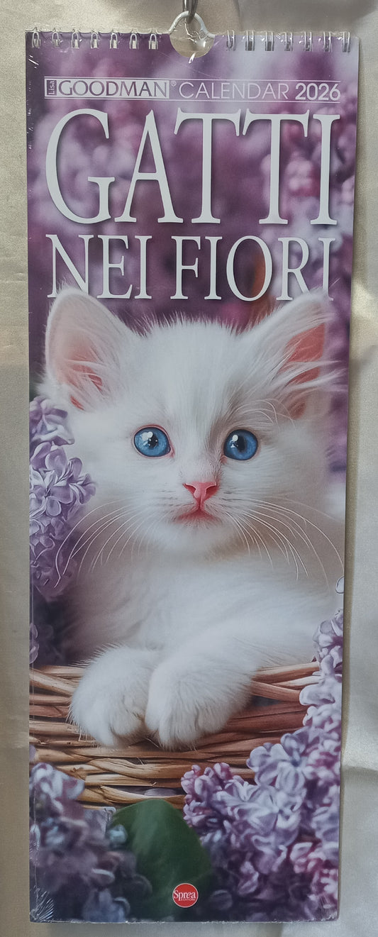 CALENDARIO 2026 GATTI nei FIORI