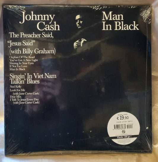 JOHNNY CASH - MAN IN BLACK - Vinile nuovo 180 gr.