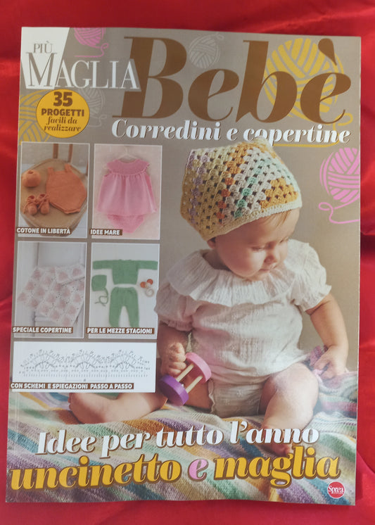 PIU' MAGLIA BEBE' - maglia e uncinetto - 35 progetti per tutto l'anno