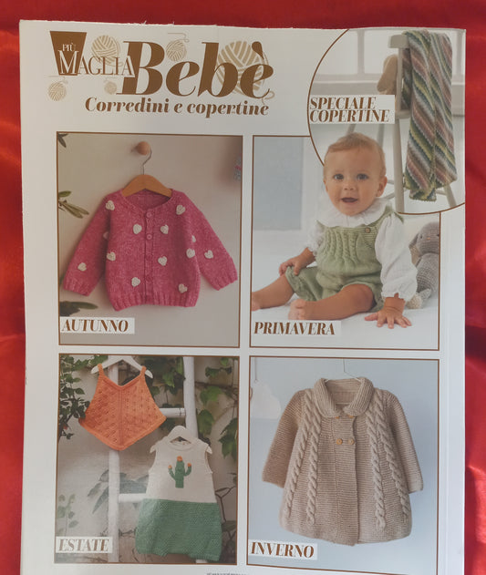 PIU' MAGLIA BEBE' - maglia e uncinetto - 35 progetti per tutto l'anno