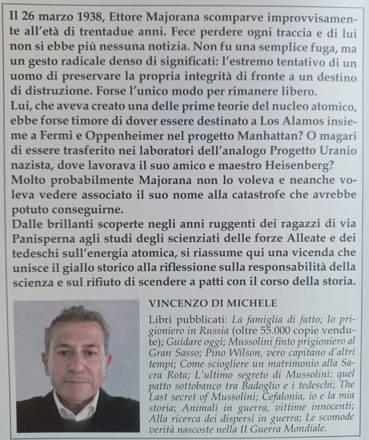 MAJORANA, IL PREZZO DEL GENIO libro di VINCENZO DI MICHELE