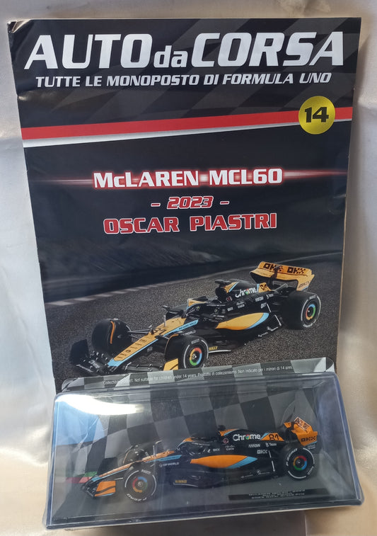 Auto da corsa  1:43 n.14 McLAREN MCL60 2023 - OSCAR PIASTRI