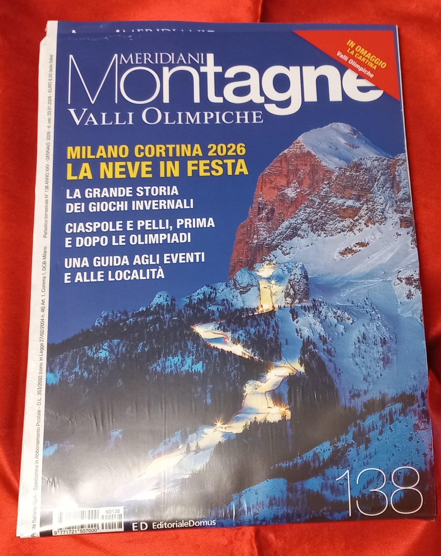 MERIDIANI MONTAGNE - VALLI OLIMPICHE (in omaggio la cartina)