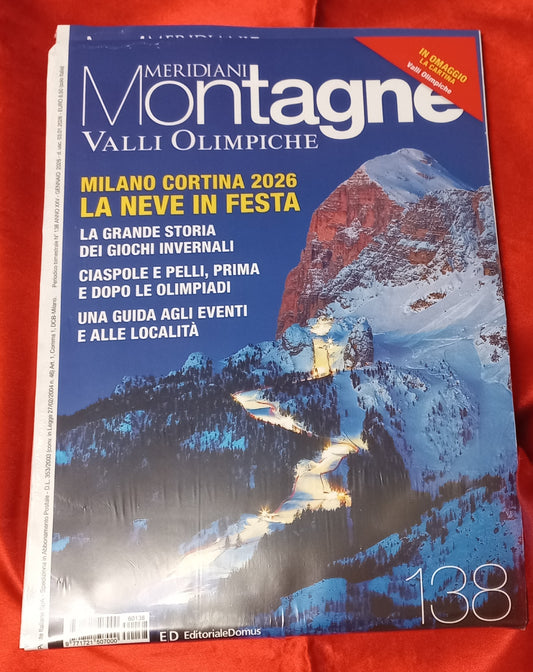 MERIDIANI MONTAGNE - VALLI OLIMPICHE (in omaggio la cartina)