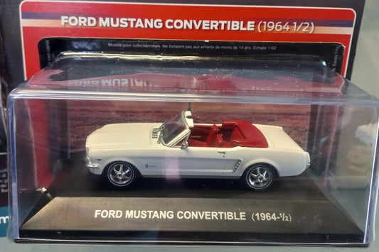 FORD MUSTANG Collection - 3^ uscita FORD MUSTANG CONVERTIBLE (1964 1/2)  Scala 1:43
