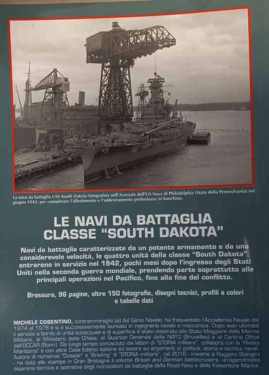 STORIA MILITARE BRIEFING - LE NAVI DA BATTAGLIA CLASSE "SOUTH DAKOTA"