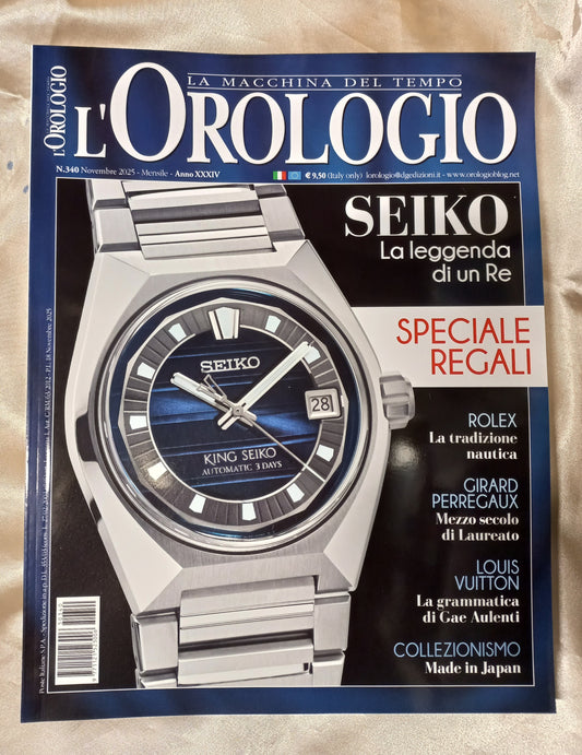 L'OROLOGIO n. 340 Novembre 2025