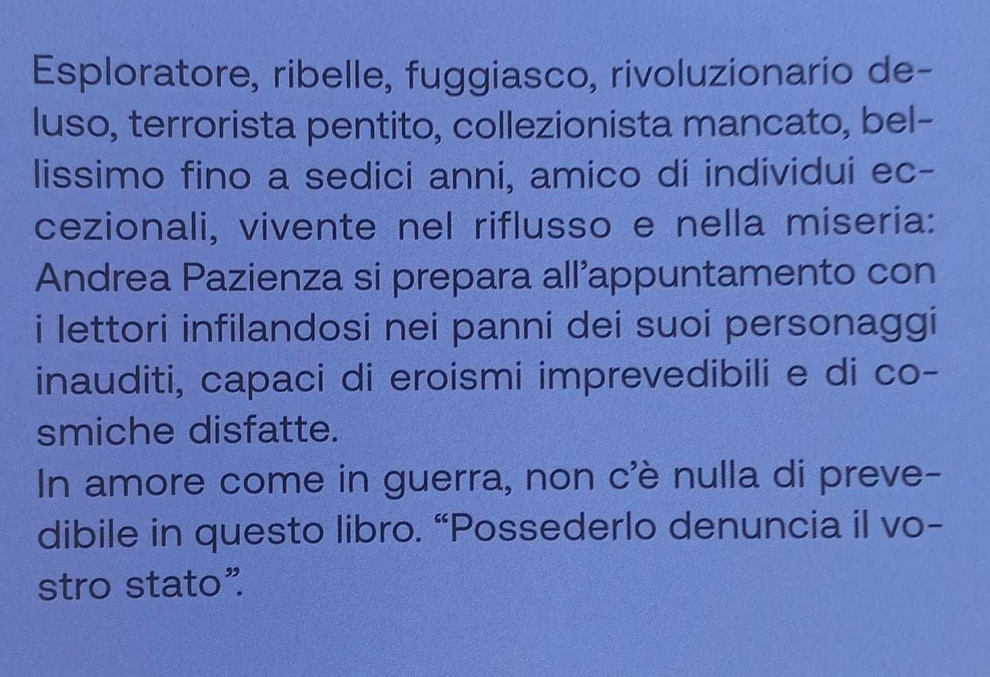 ANDREA PAZIENZA - NEL SEGNO DI PAZ - AMORE MIO Storie 1980-1982