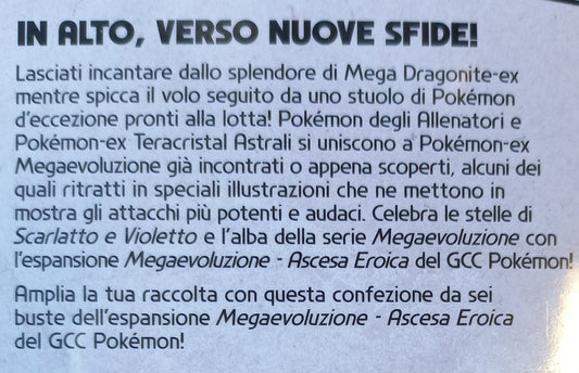 Pokémon Ascesa eroica - Box da 6 buste