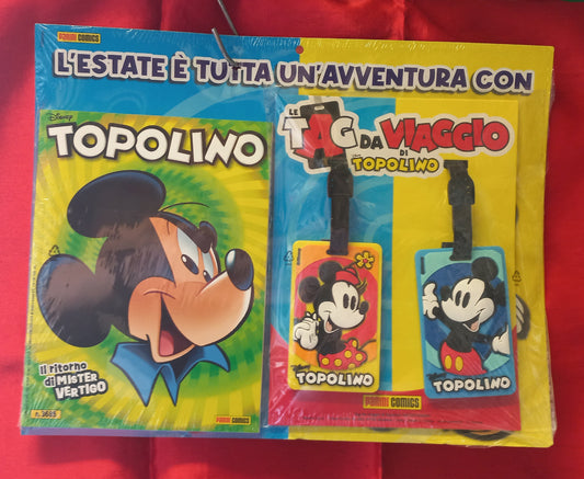 TOPOLINO n.3685 + TAG da VIAGGIO