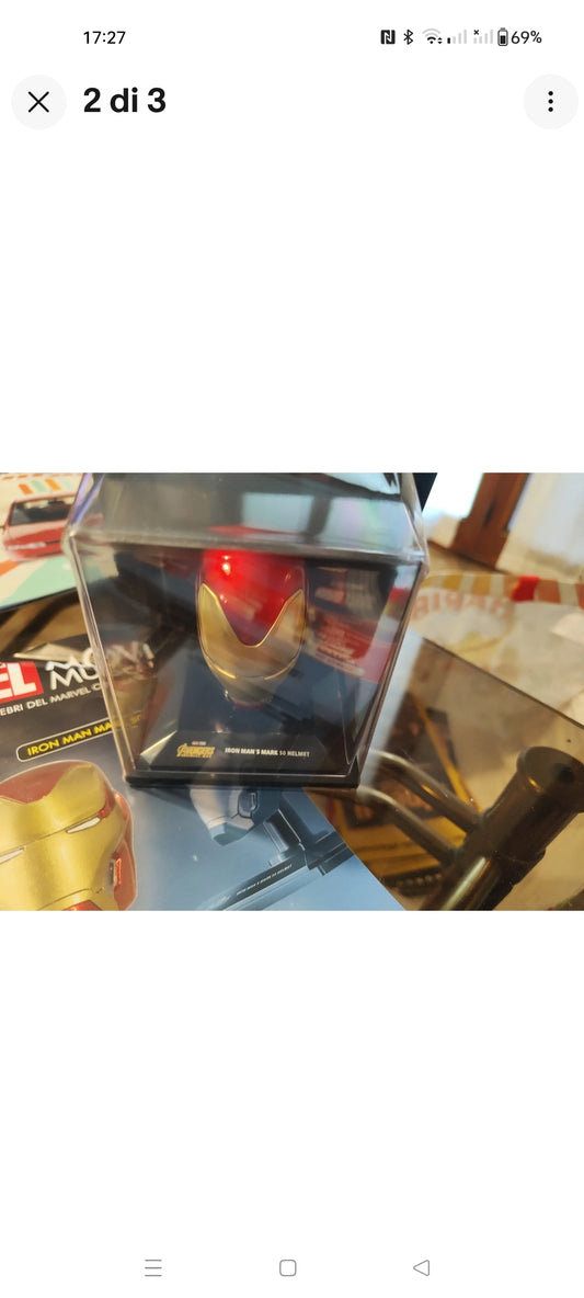 Collezione Marvel  Museum . Iron Man Man,s 50 casco.     Nuovo