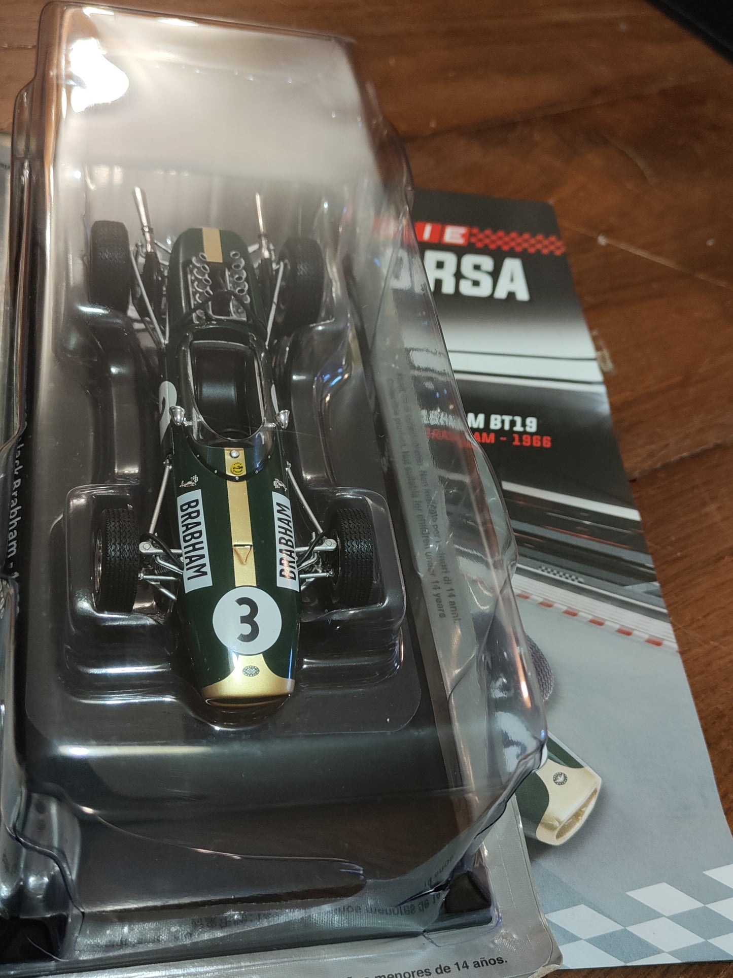 Auto da corsa 1:24. Brabham BT 19. Di Jack Brabham  Del 1966 Nuova