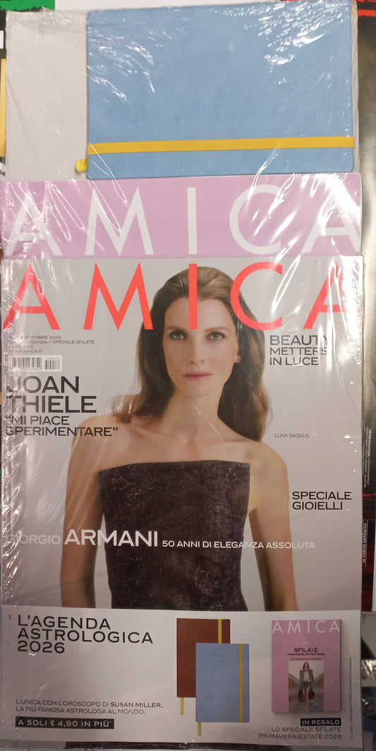 AMICA + AGENDA ASTROLOGICA (AZZURRA) 2026 + SPECIALE SFILATE