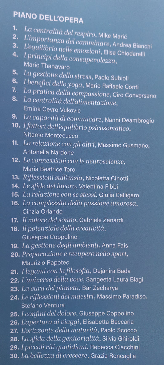 MINDFULNESS 3^uscita L'EQUILIBRIO nelle EMOZIONI (piano dell'opera in 2^ foto)